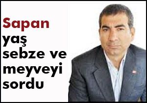 Sapan, yaş meyve ve sebze üreticilerinin sorunlarını Meclis'e taşıdı